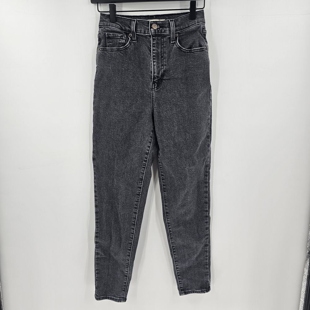 Levis High Waist Taper 25 Black Women's Jeans
